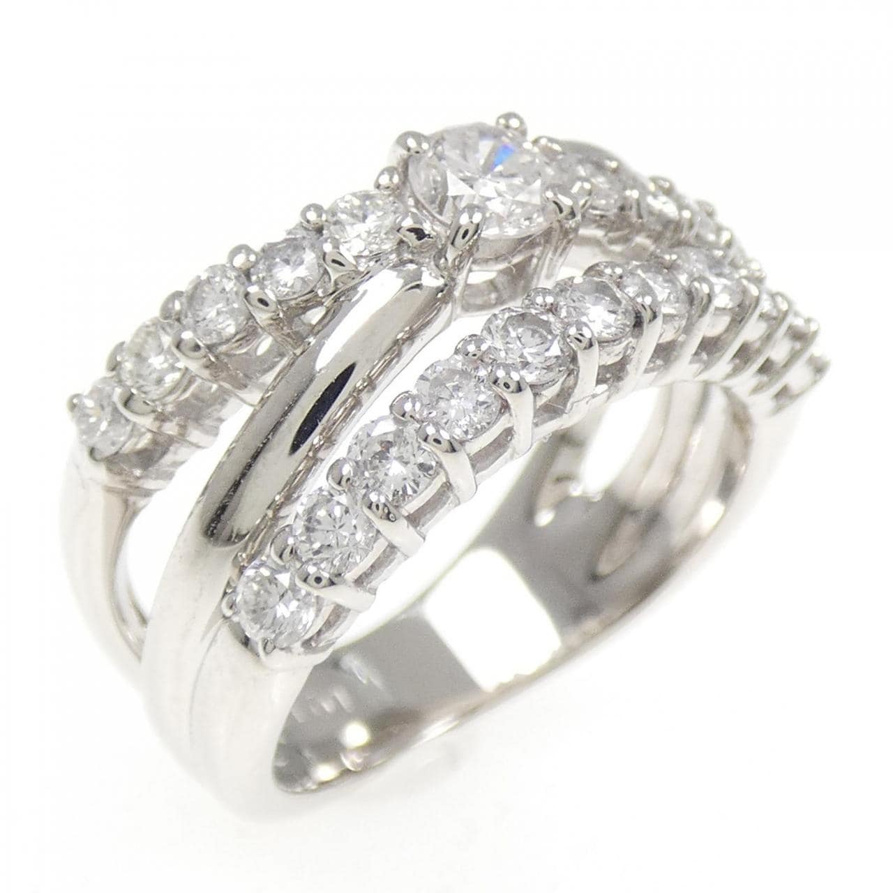 PT900 ダイヤモンド リング 1.01CT