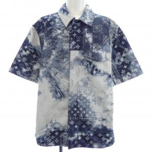 ルイヴィトン LOUIS VUITTON モノグラムバンダナショートスリーブデニムシャツ HNS17XNW2 S/Sシャツ