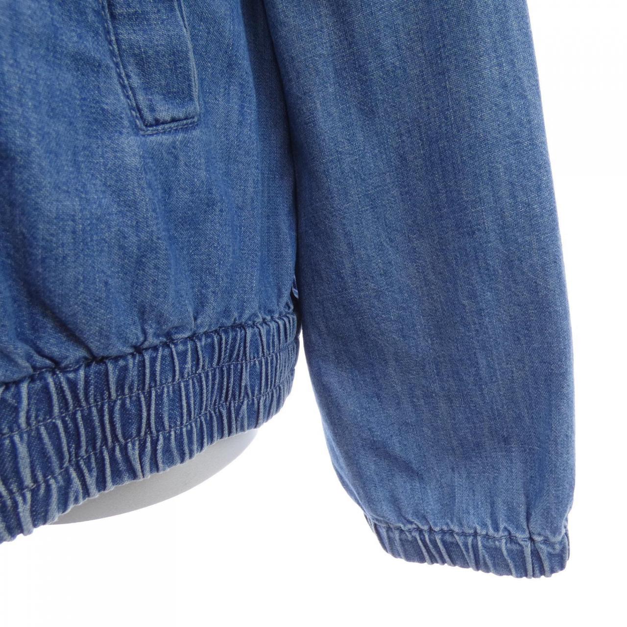 ミュウミュウ MIU MIU MIUMIU ロゴ GWB183 S232 1294 デニムジャケット