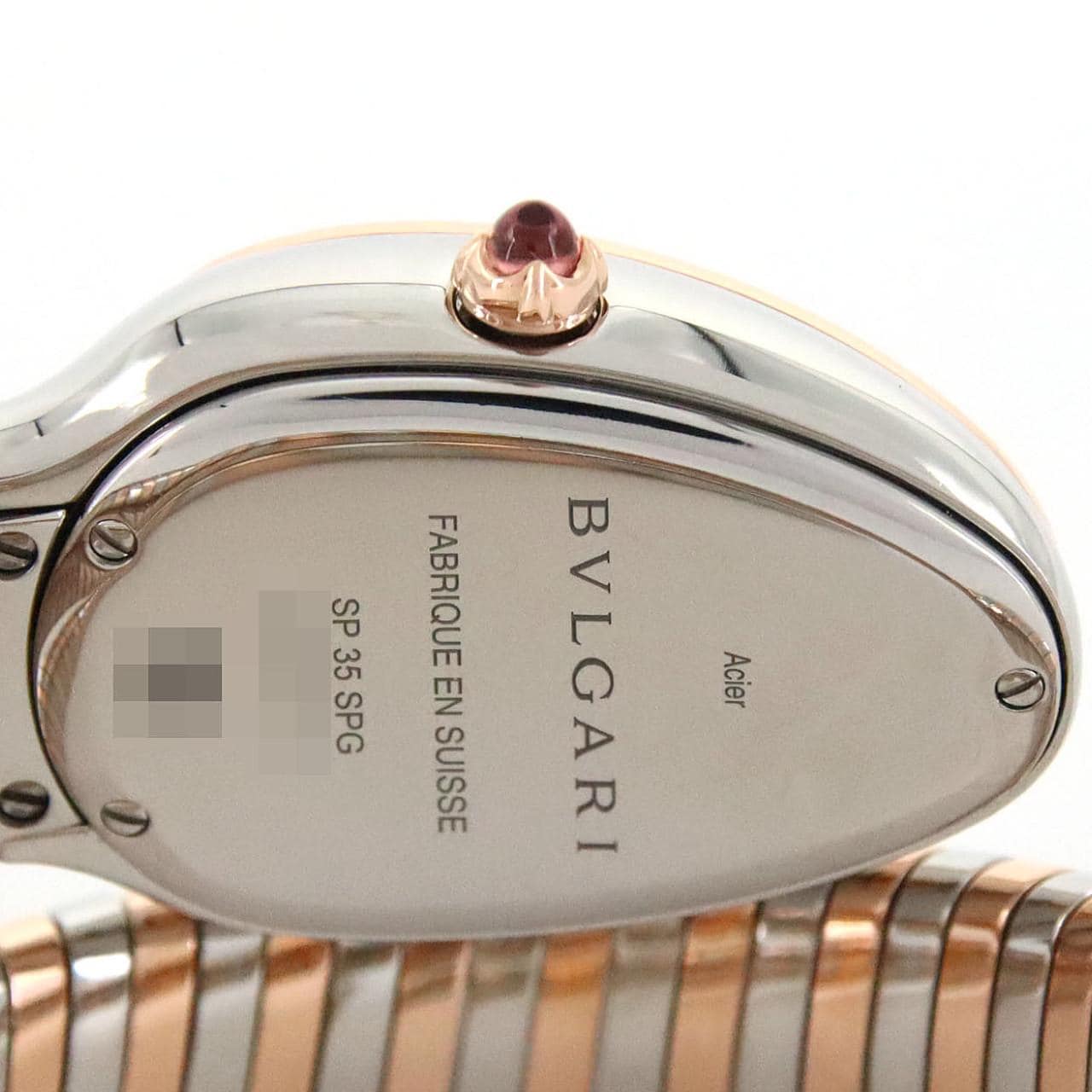 ブルガリ セルペンティトゥボガス PGコンビ Sサイズ SP35SPG/103708 SSxPG クォーツ