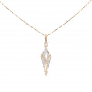 K18PG ダイヤモンド ネックレス 0.03CT