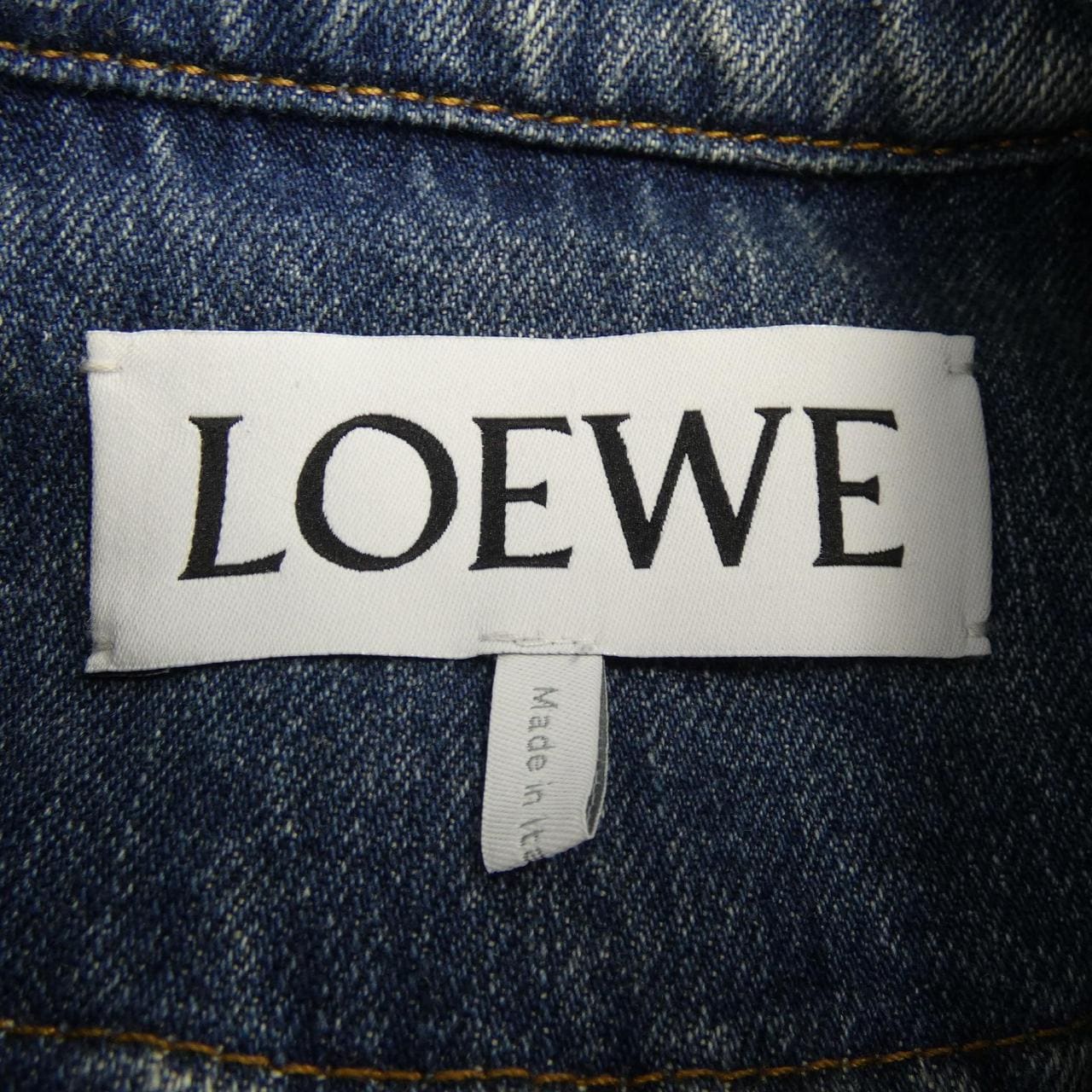 ロエベ LOEWE バルーンジャケット アナグラム ANAGRAM S359Y50X82 デニムジャケット