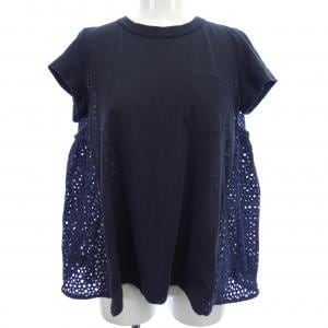 sacai ネイビー　トップス Poplin t-shirt | Sacai | OTTODISANPIETRO