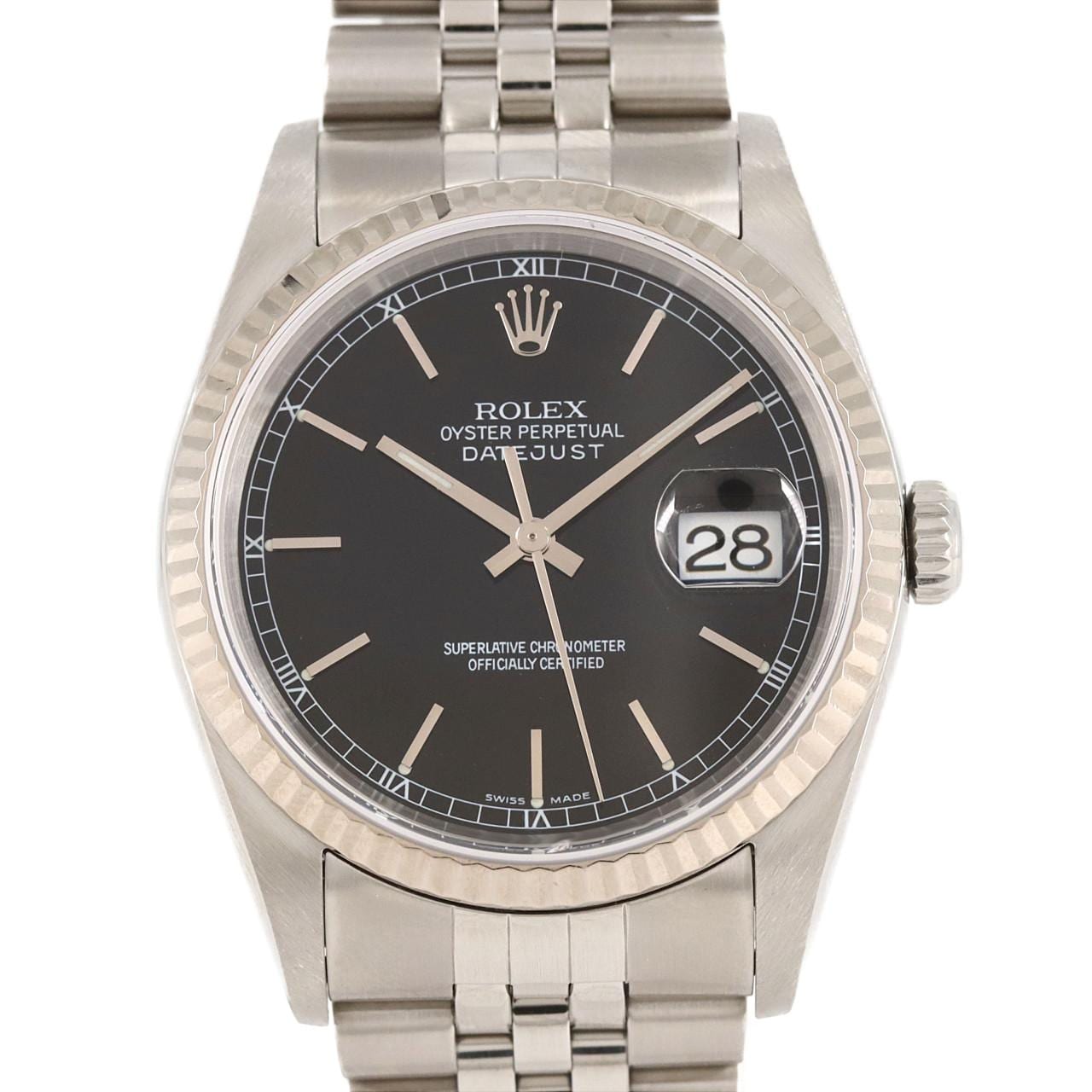 ROLEX Datejust 16234 SSxWG Automatic F number