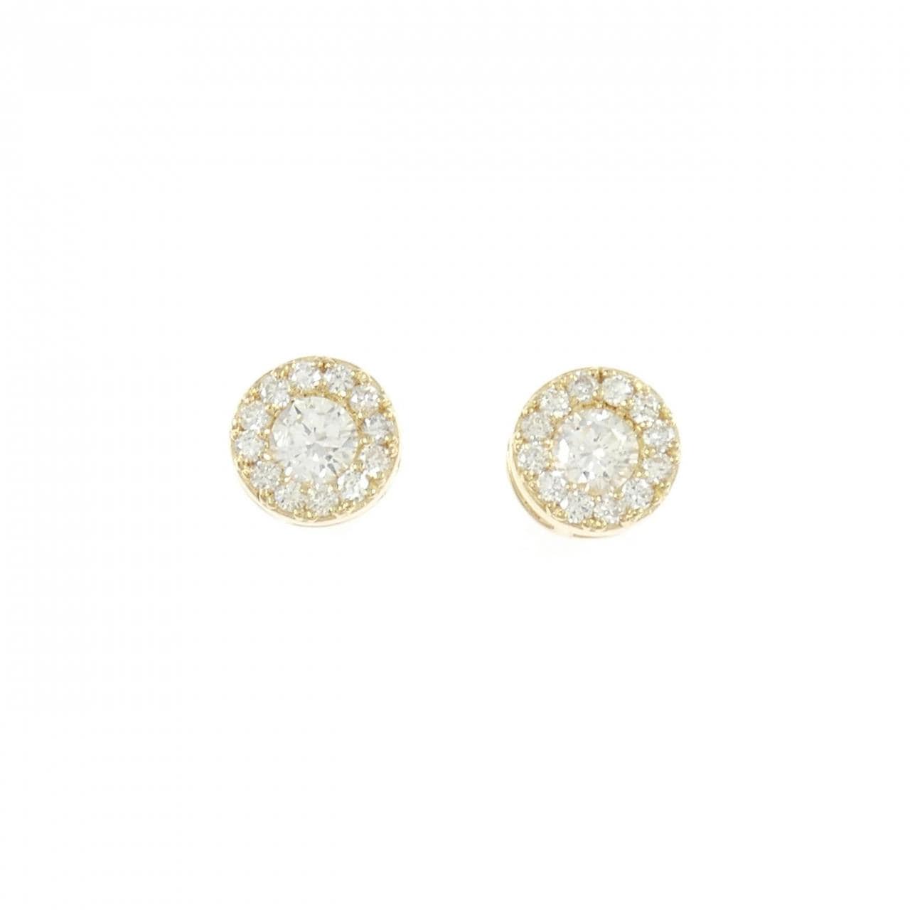 【リメイク】K18YG ダイヤモンド ピアス 0.30CT