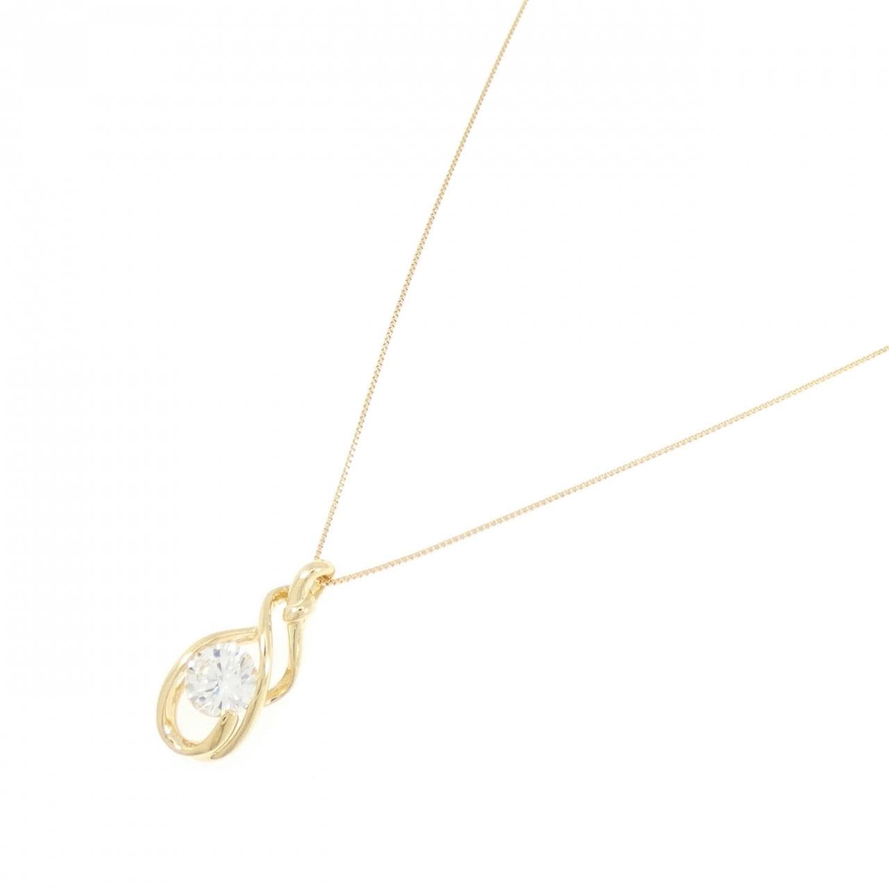 K18YG ダイヤモンド ネックレス 1.080CT