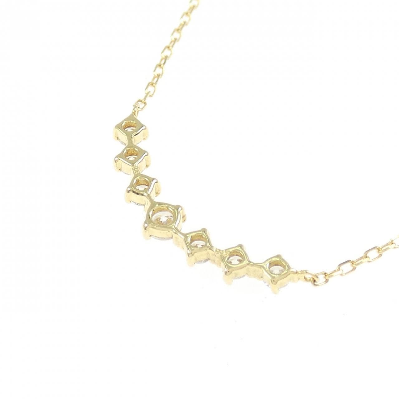 K18YG ダイヤモンド ネックレス 0.25CT