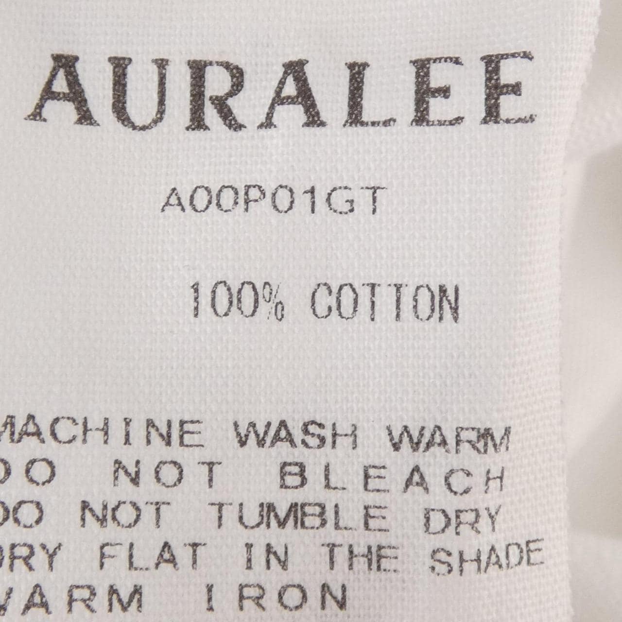 オーラリー AURALEE A00P01GT Tシャツ