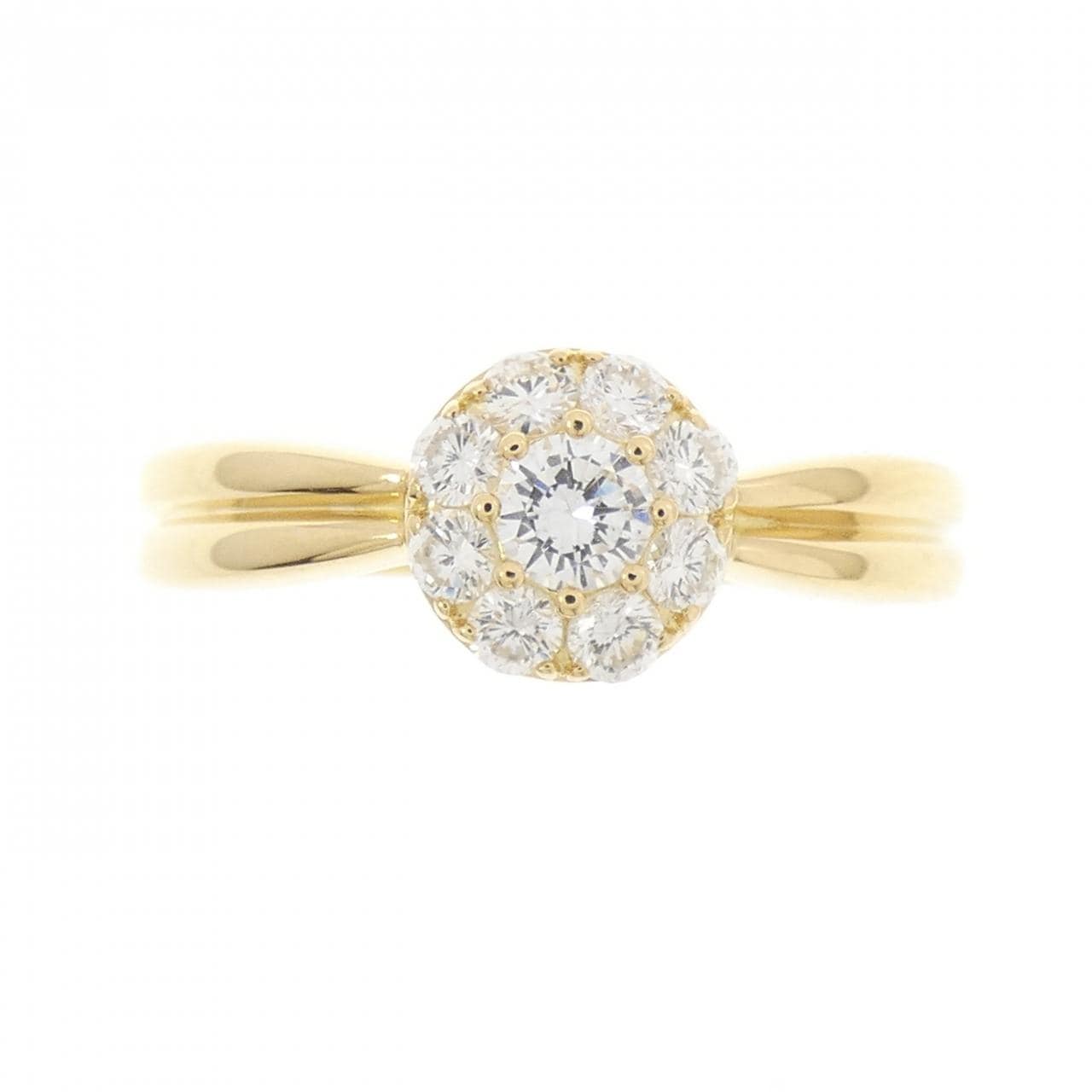 K18YG ダイヤモンド リング 0.50CT
