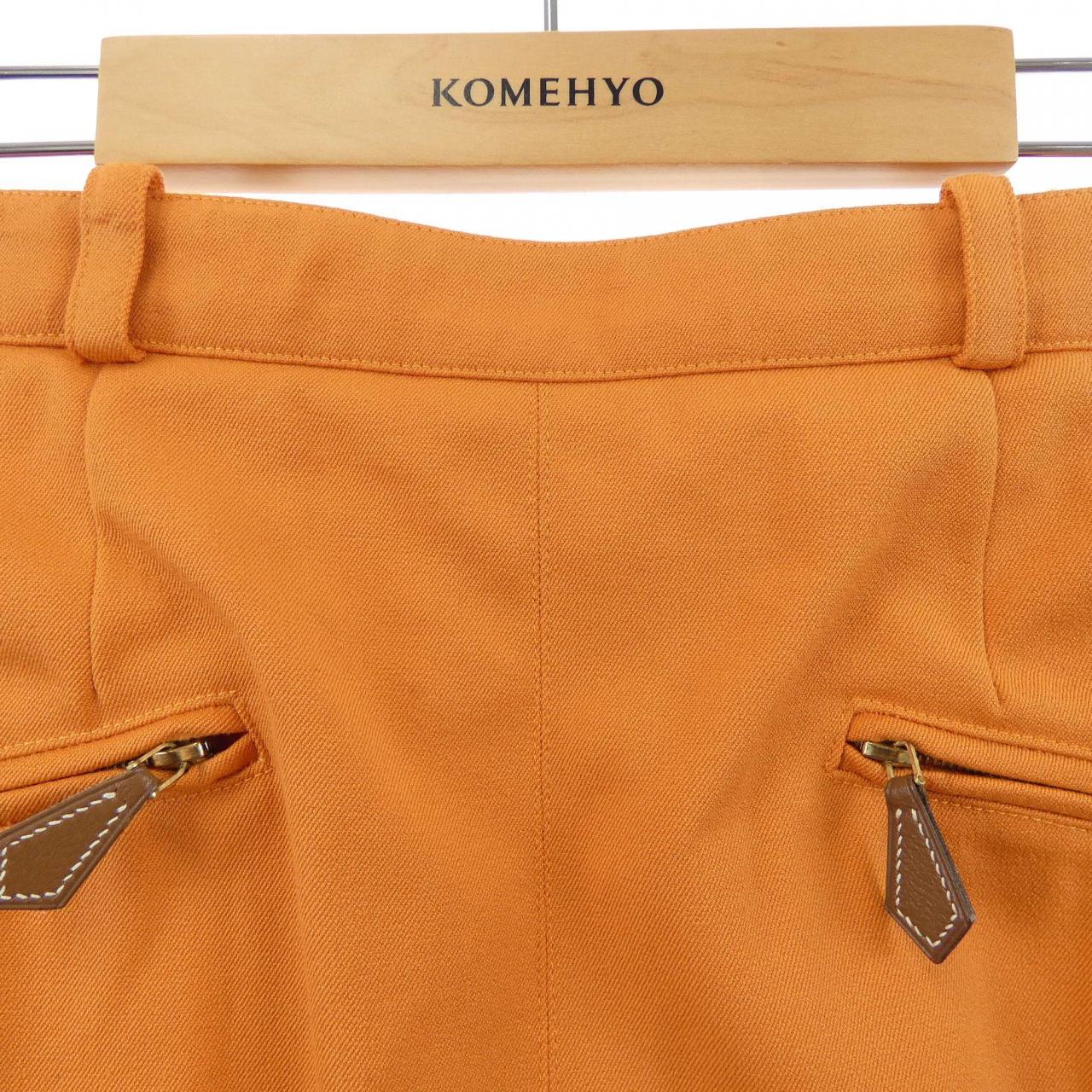エルメス HERMES サイドジップ スカート