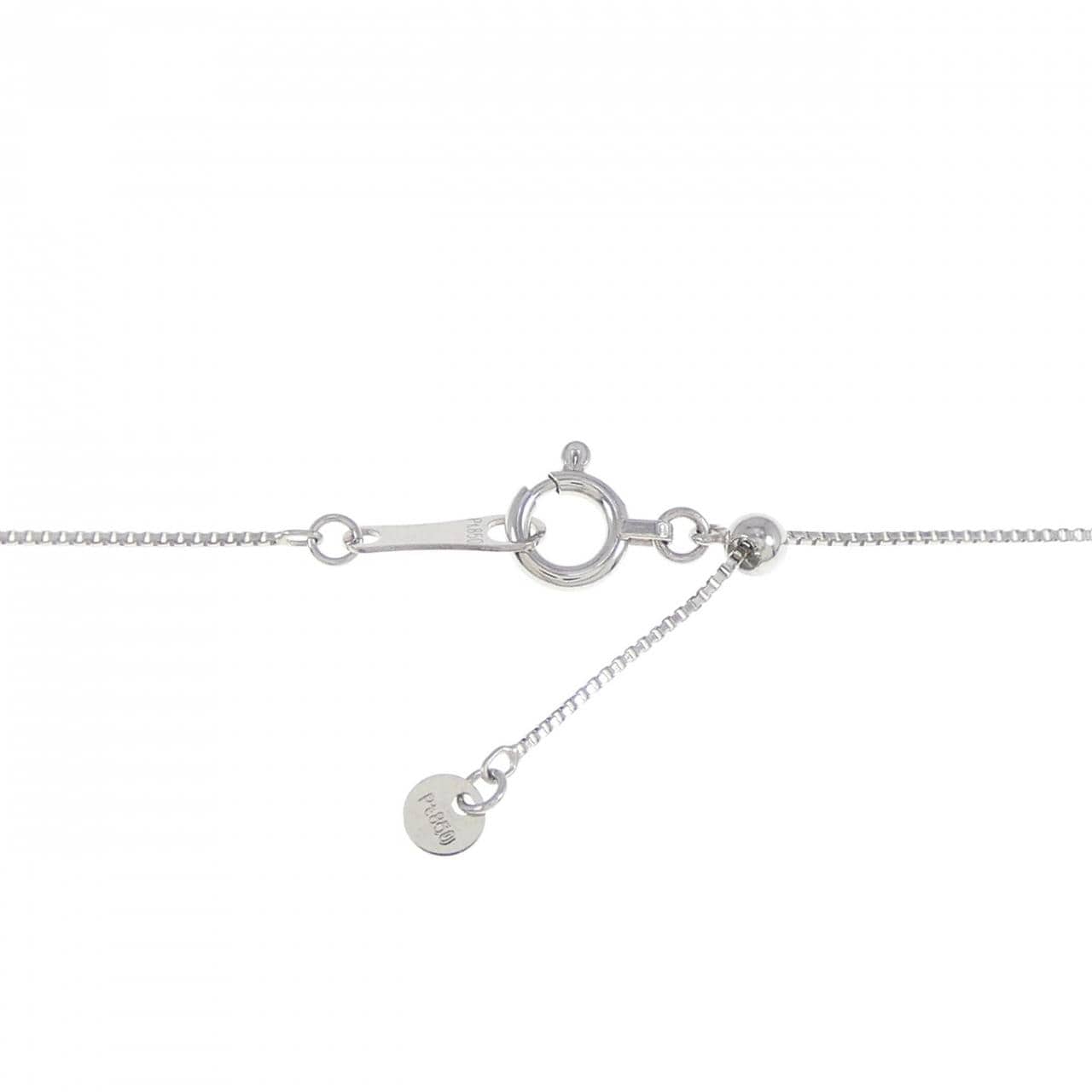 【新品】PT900/PT850 ダイヤモンド ネックレス 0.35CT