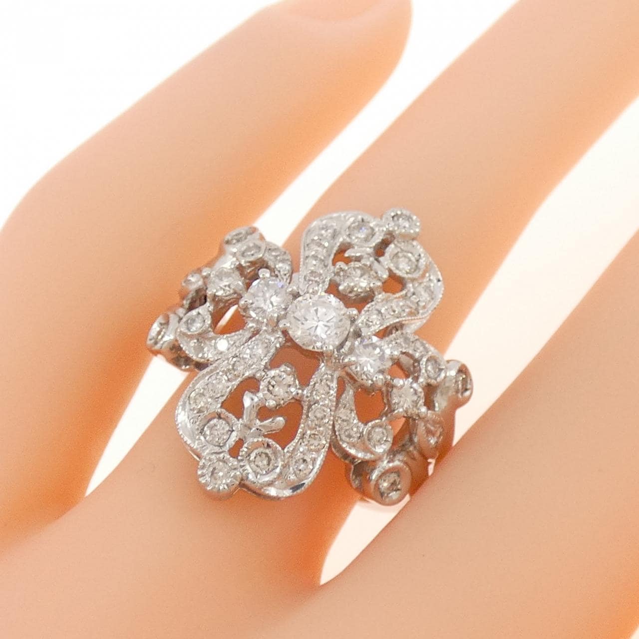 PT900 Diamond Ring 0.25CT