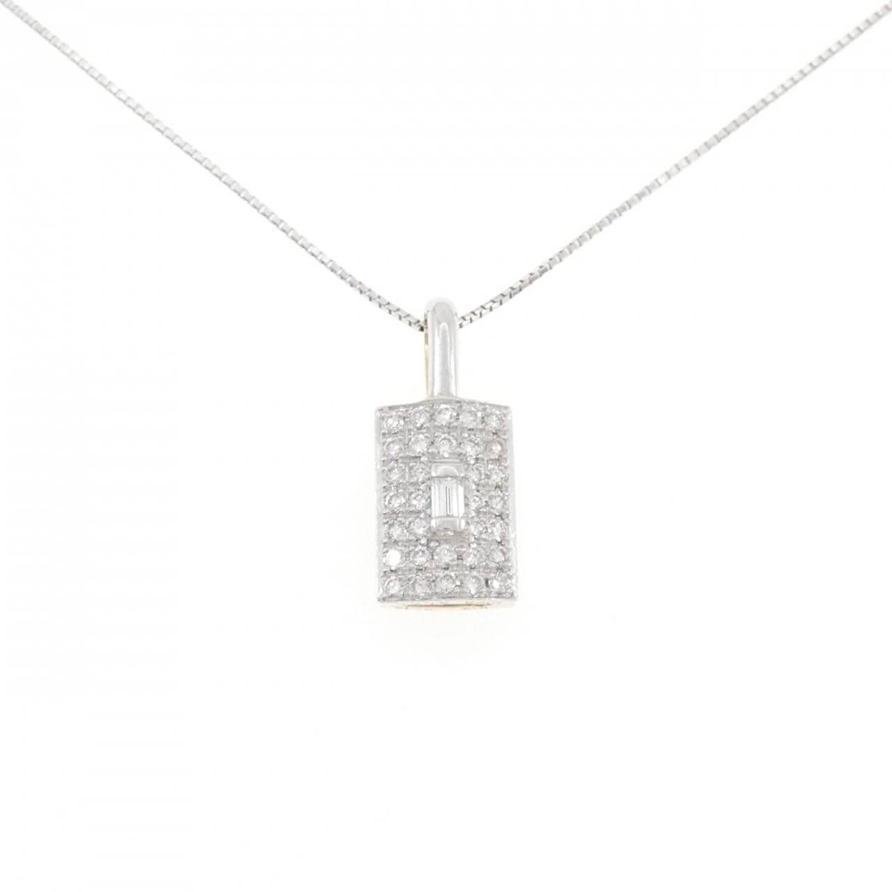 K18YG/K18WG紅寶石項鏈0.13CT