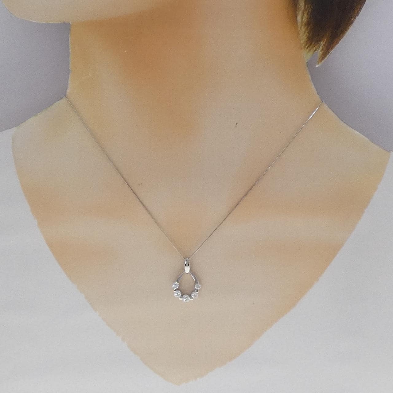 PT900/PT850 ダイヤモンド ネックレス 0.50CT