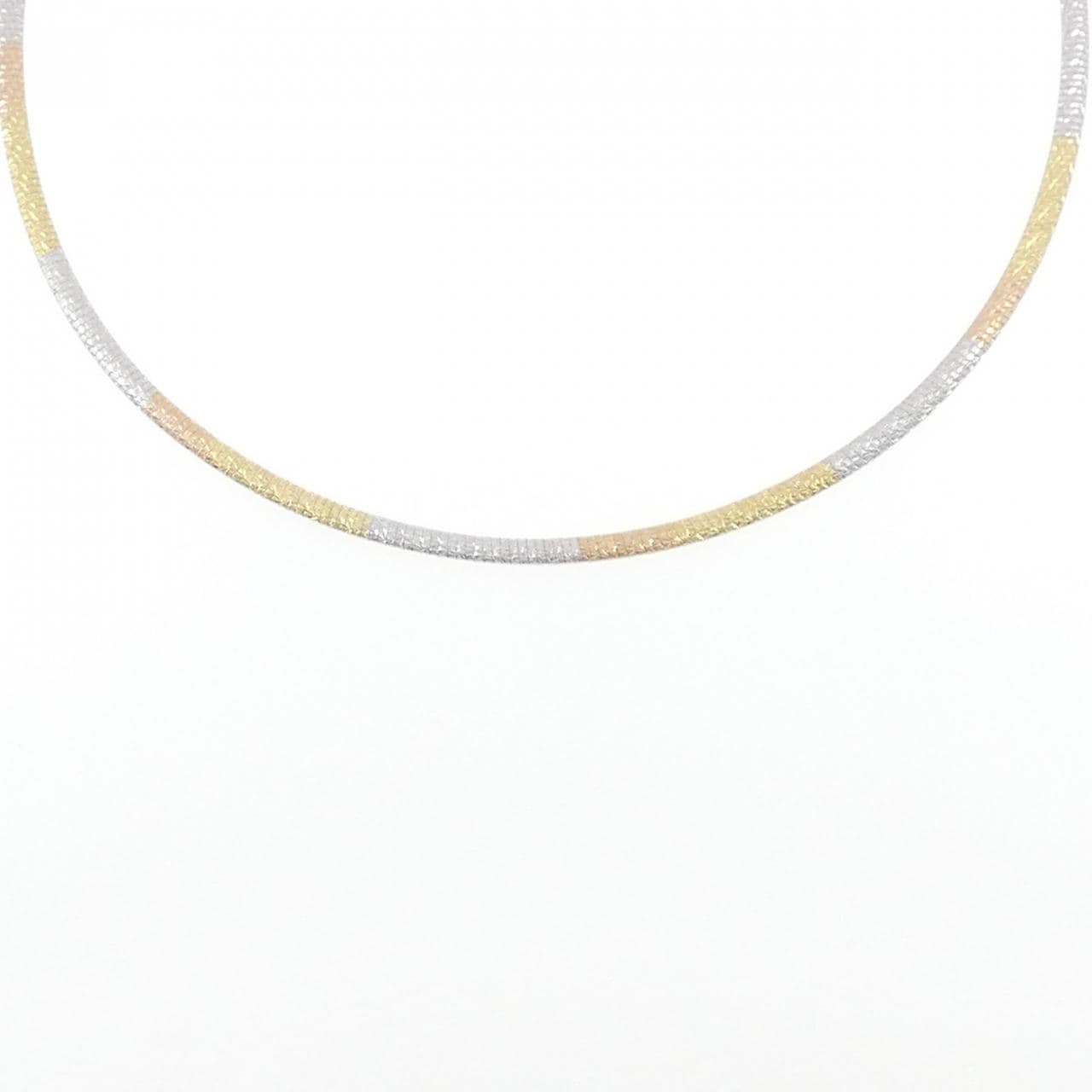 750スリーカラー ネックレス