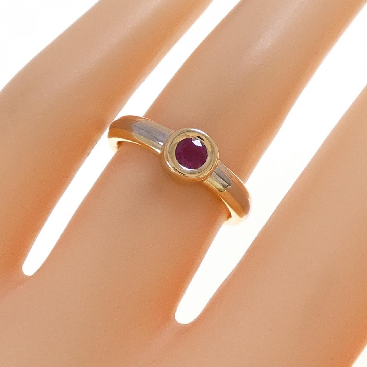 [vintage] Cartier单宝石戒指