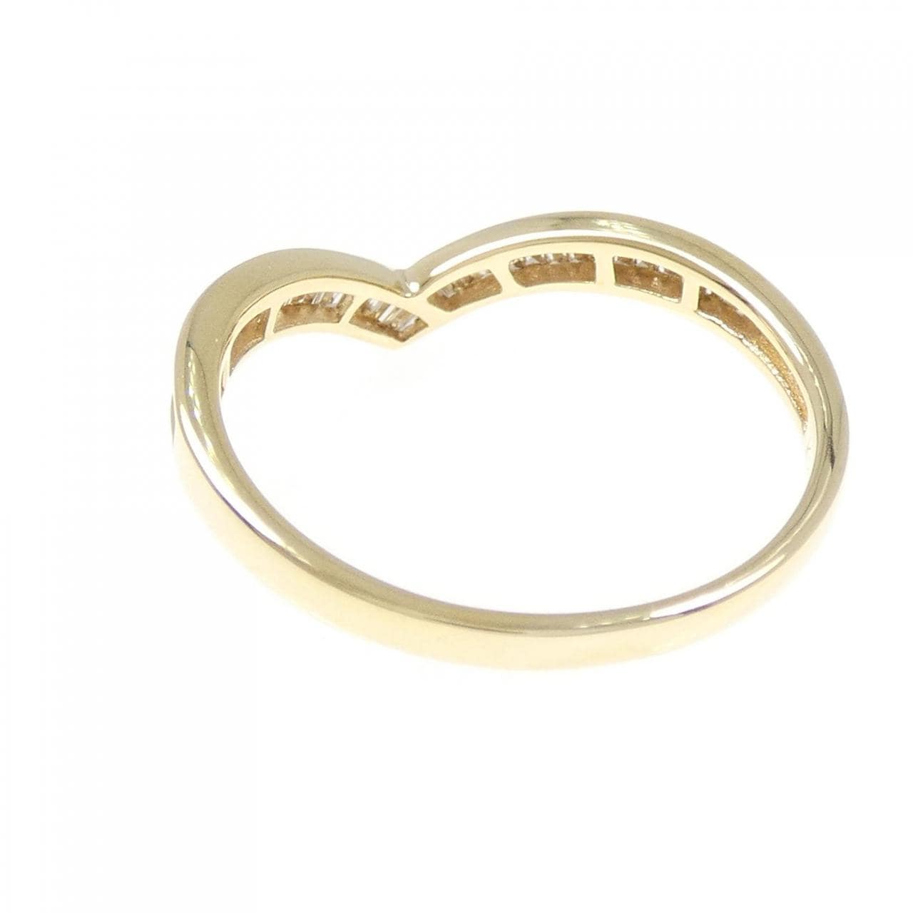 K18YG ダイヤモンド リング 0.28CT