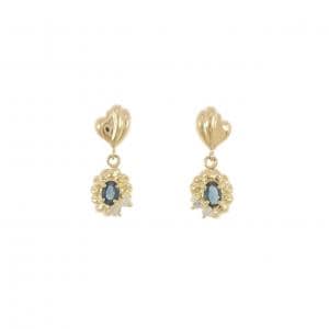 K18YG サファイヤ ピアス 0.32CT