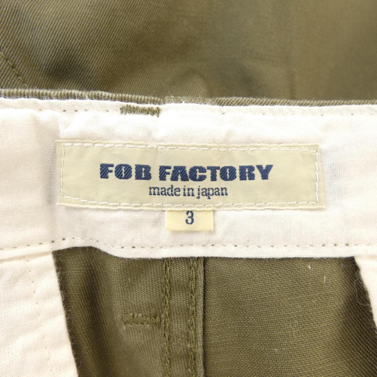 エフオービーファクトリー FOB FACTORY パンツ