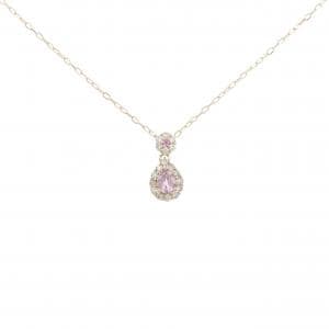 K18PG サファイヤ ネックレス 0.215CT