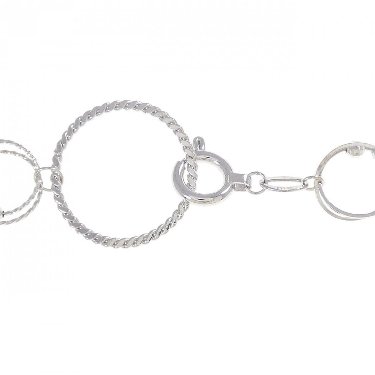 K18WG ネックレス