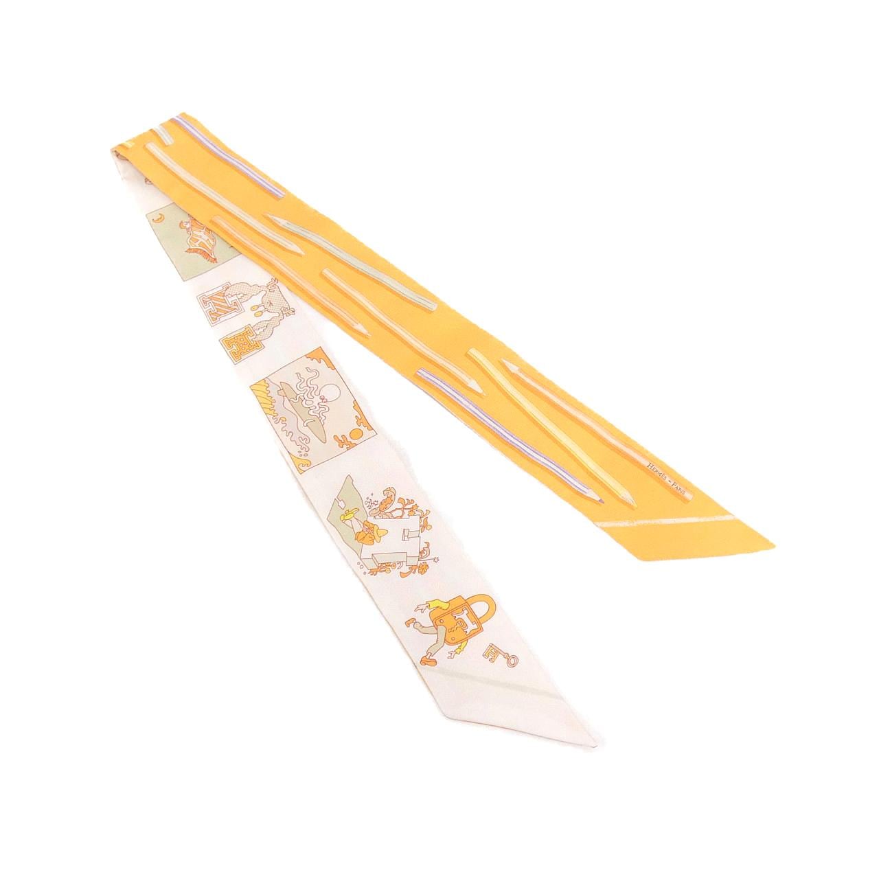 エルメス A VOS CRAYONS ET CARRE ツイリー 064221S スカーフ