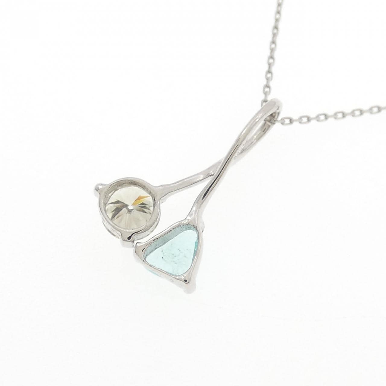 PT900/PT850 トルマリン ネックレス 0.17CT