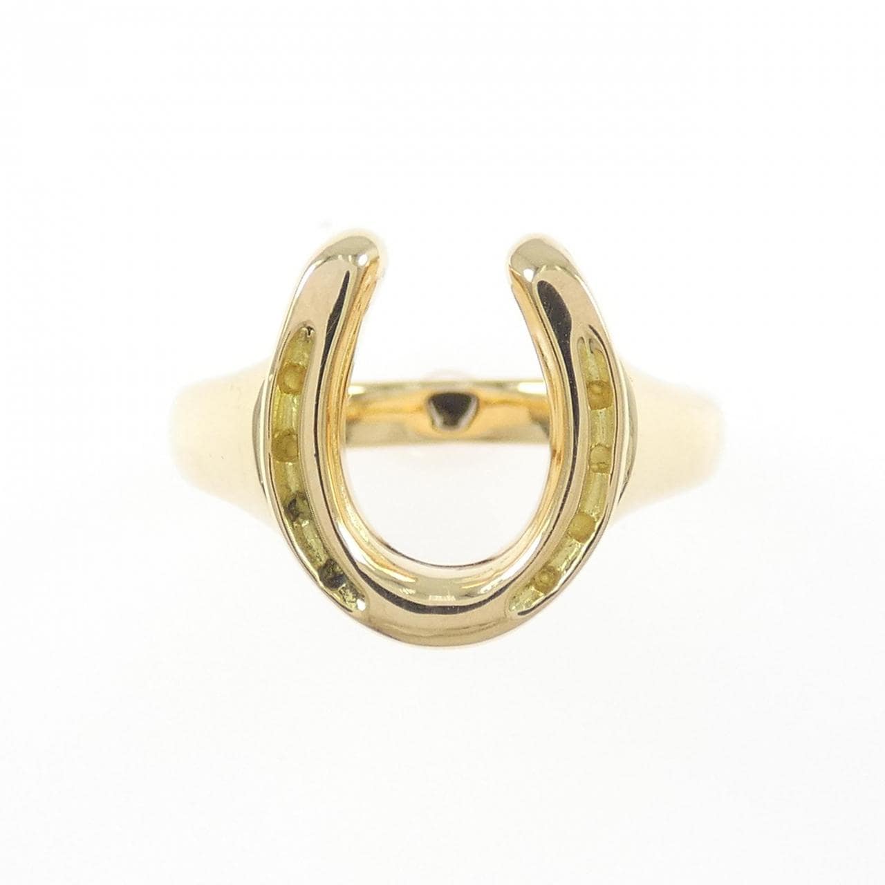 K18YG ホースシュー リング