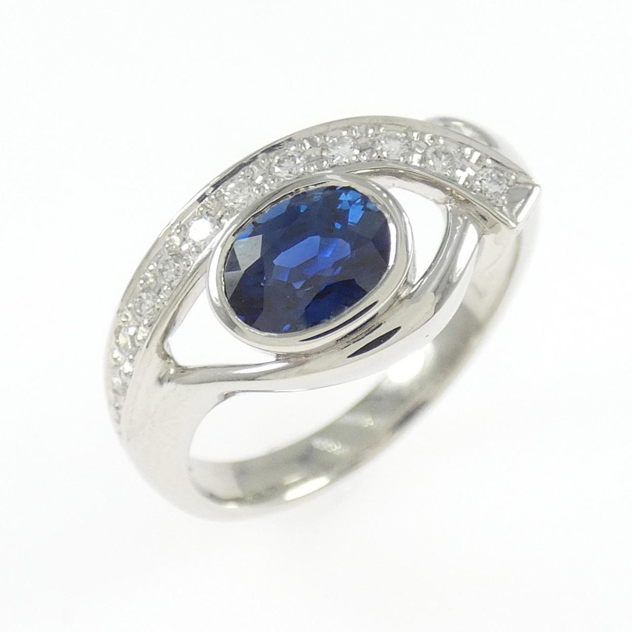 PT900 サファイヤ リング 1.09CT