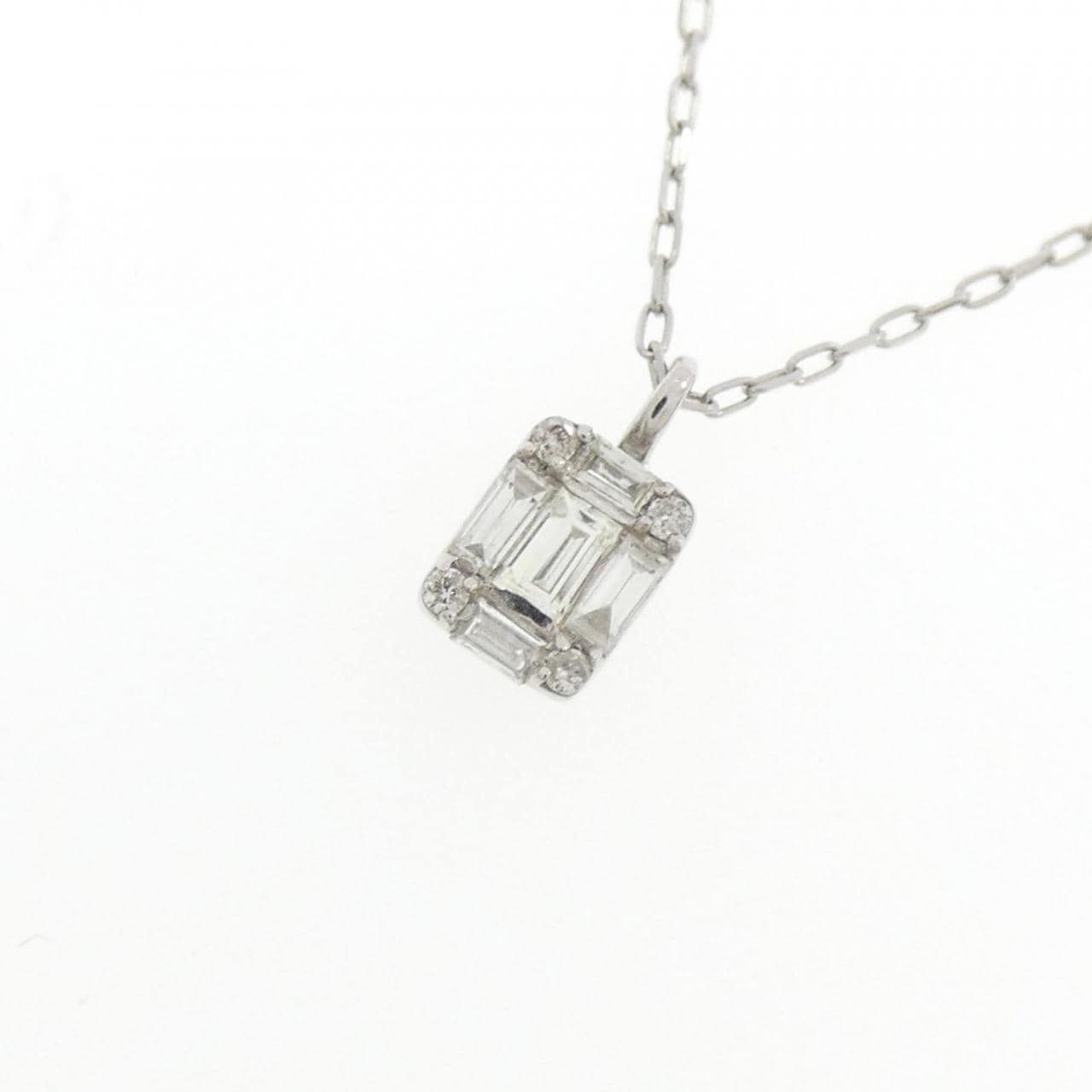 PT ダイヤモンド ネックレス 0.10CT