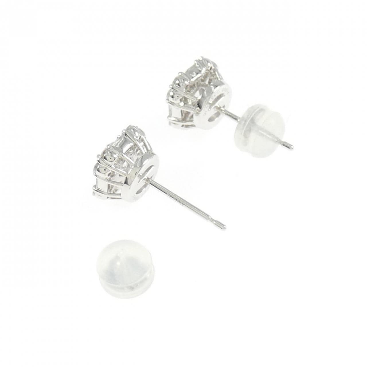 【新品】PT900 ダイヤモンド ピアス 0.333CT 0.331CT G SI2 Good