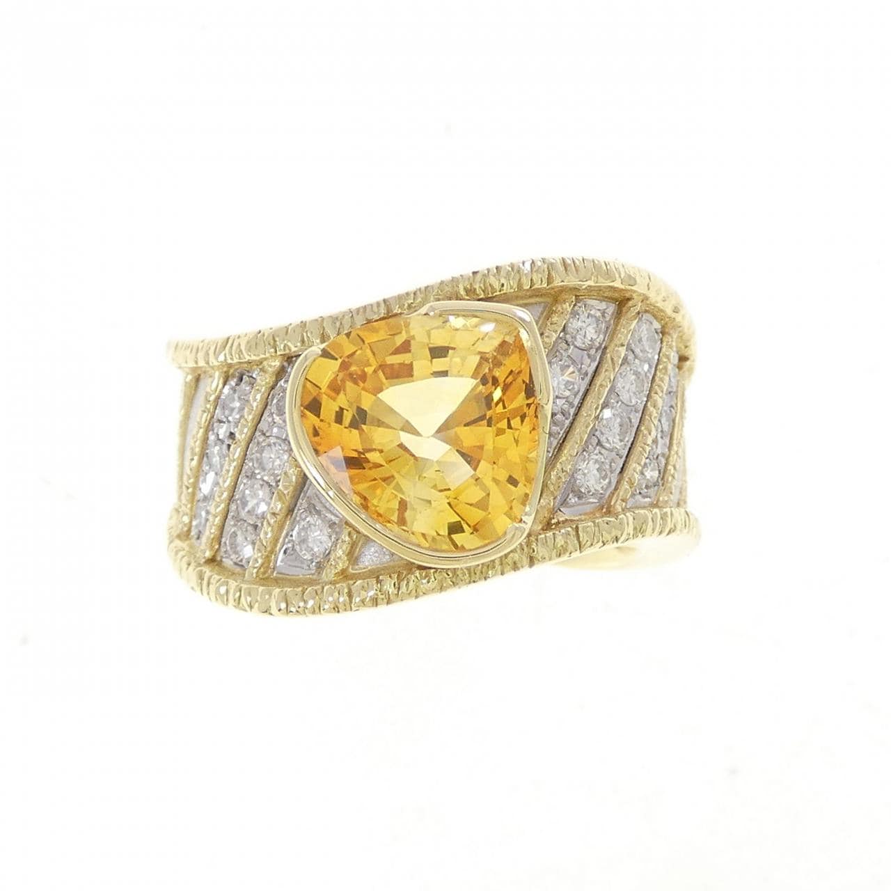 キウチケンジ サファイヤ リング 2.57CT