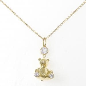 ギメル ベア ダイヤモンド ネックレス 0.306CT