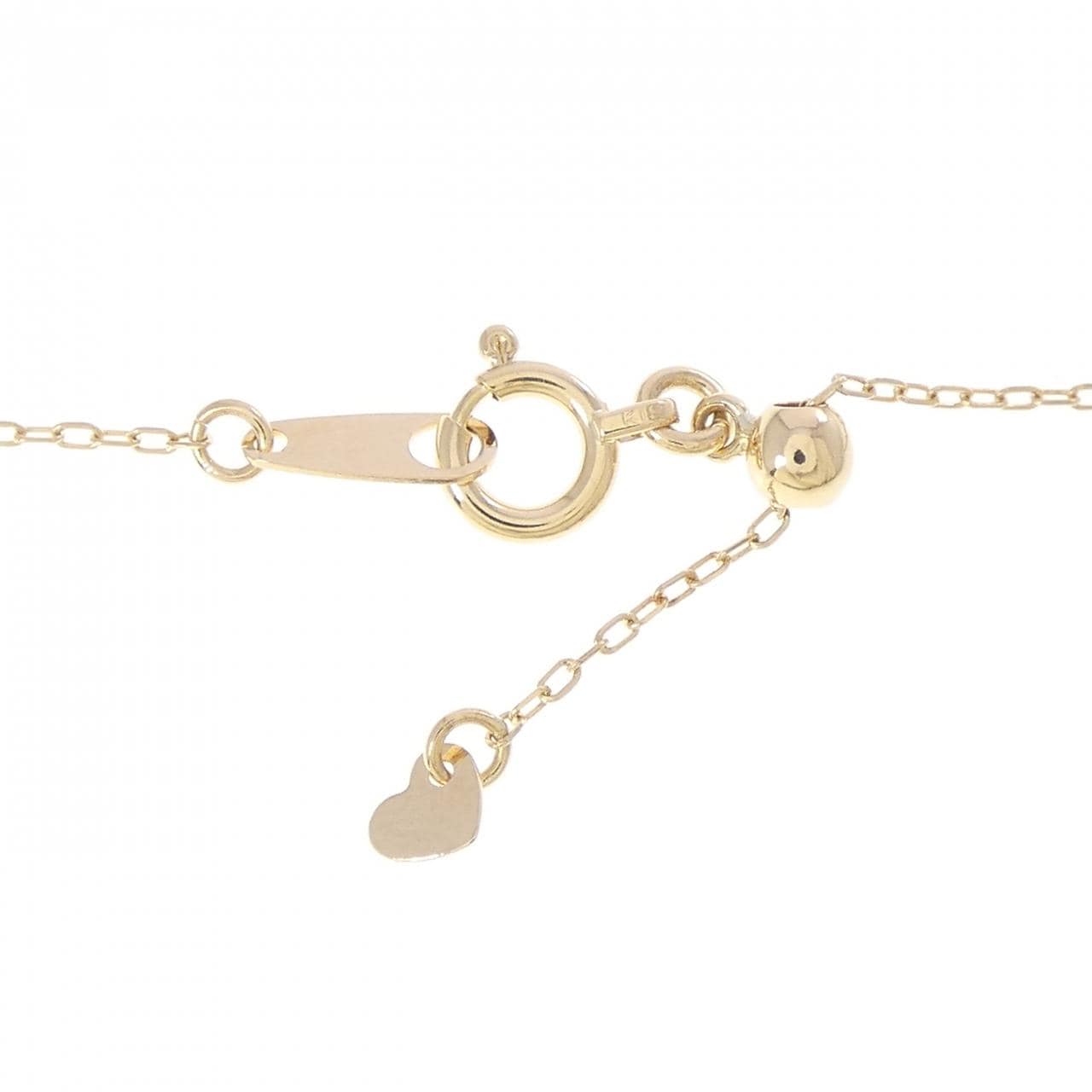 K18YG クロス ダイヤモンド ネックレス 0.07CT