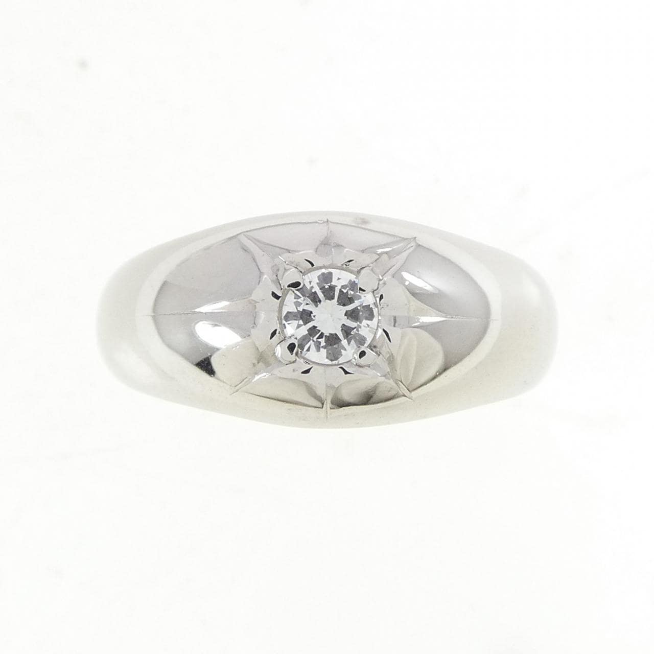 PT900 ダイヤモンド リング 0.15CT