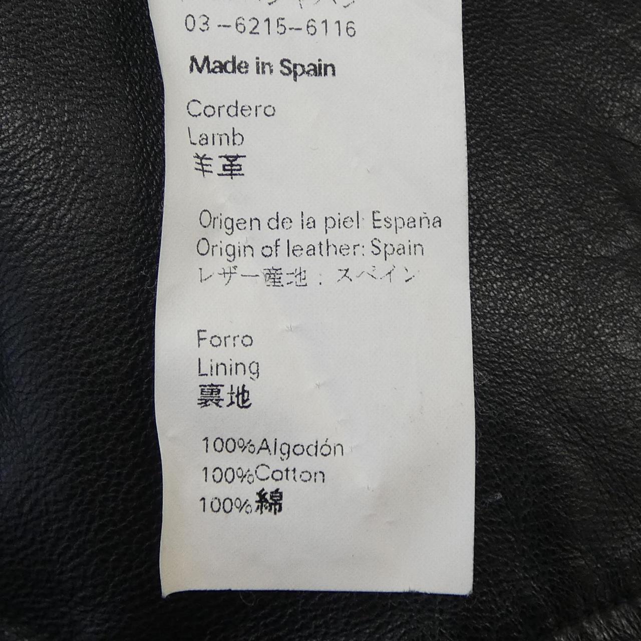 LOEWE皮革騎士夾克