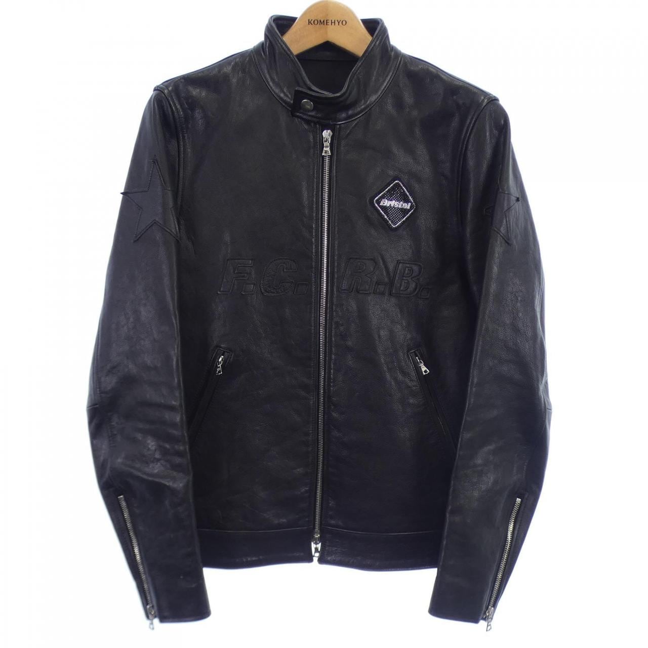 エフシーアールビー F.C.R.B. レザーライダースジャケット