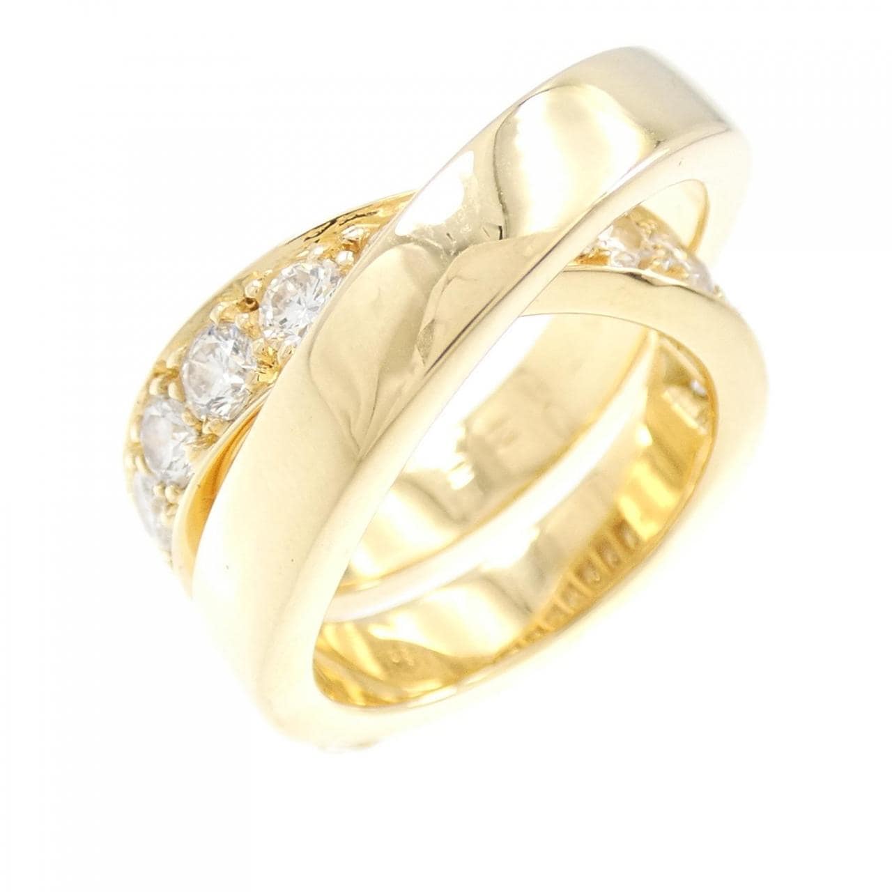 Cartier paris half diamond ring