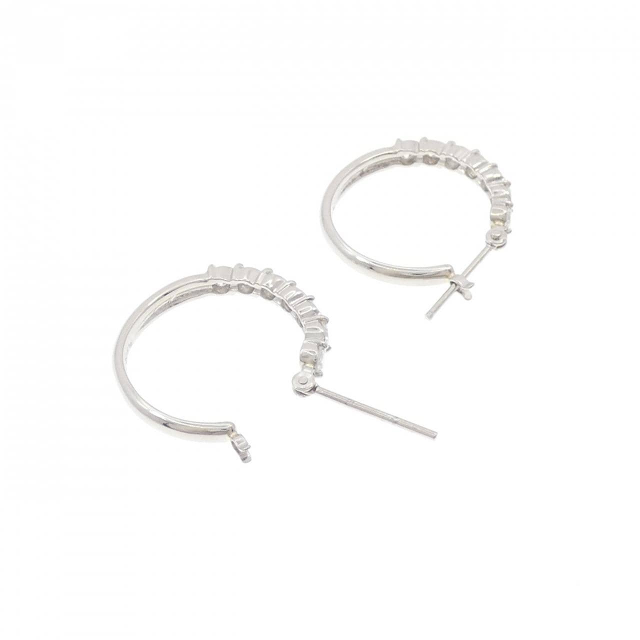 PT900 ダイヤモンド ピアス 0.58CT