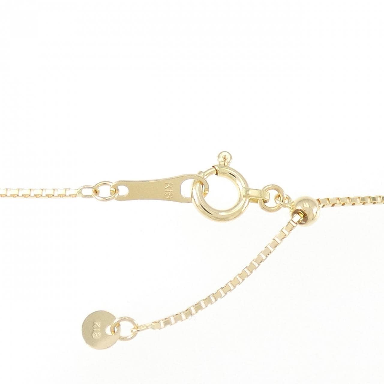 K18YG Moon x Star Diamond Necklace