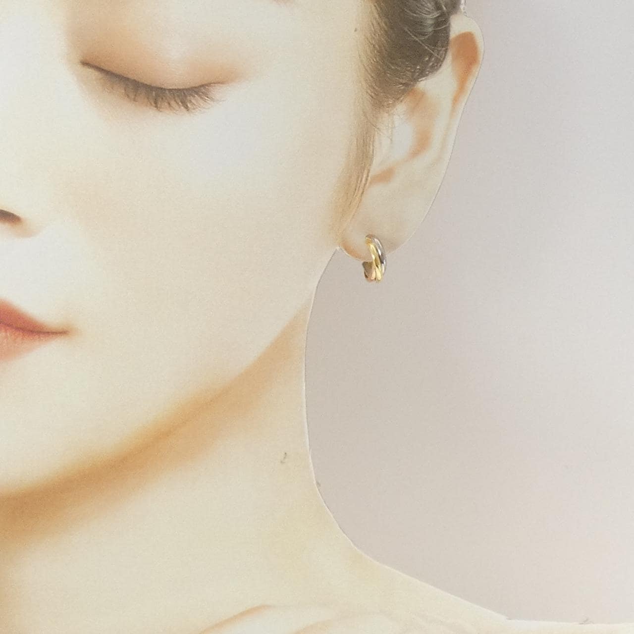 カルティエ トリニティ スモール ピアス