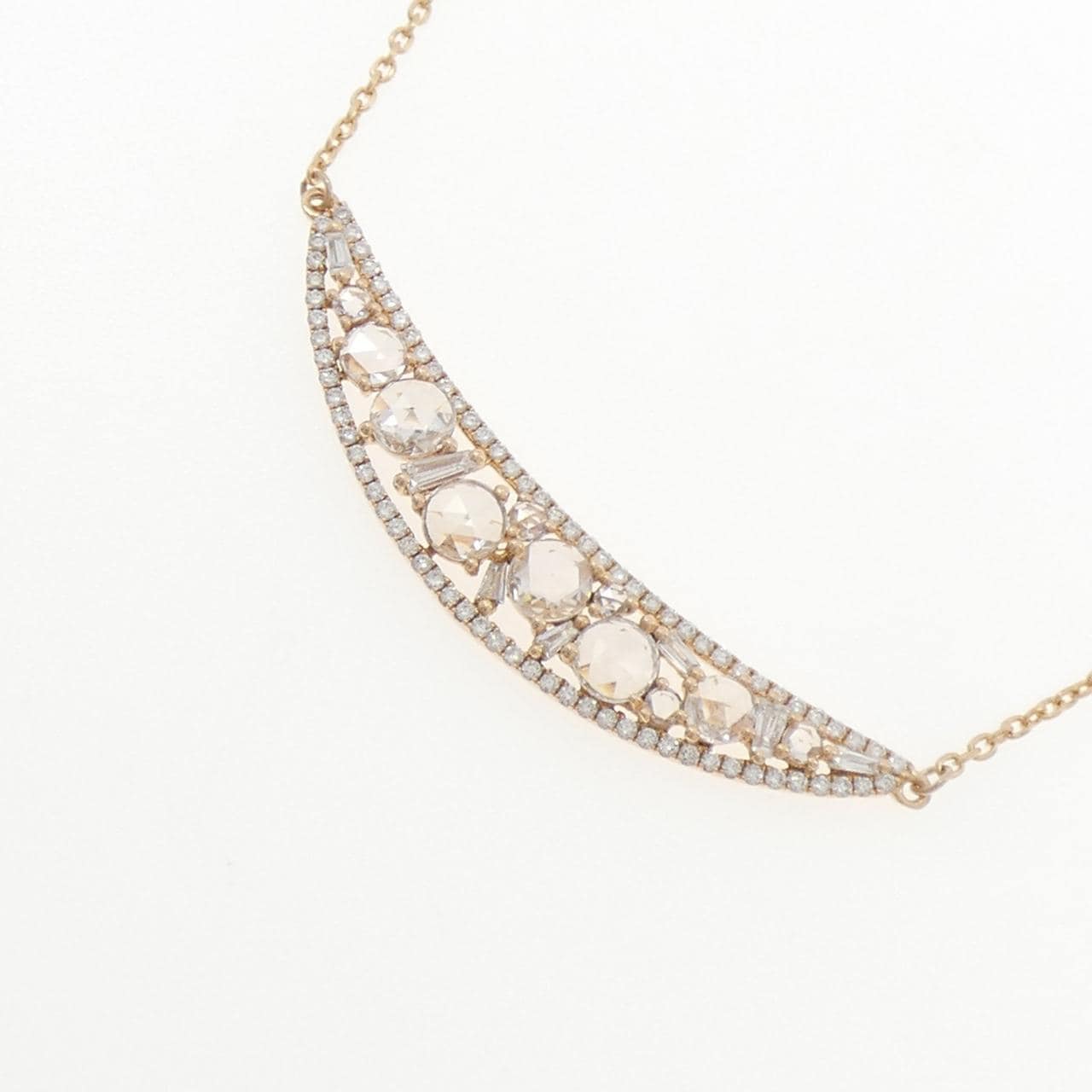 K18PG ダイヤモンド ネックレス 1.35CT