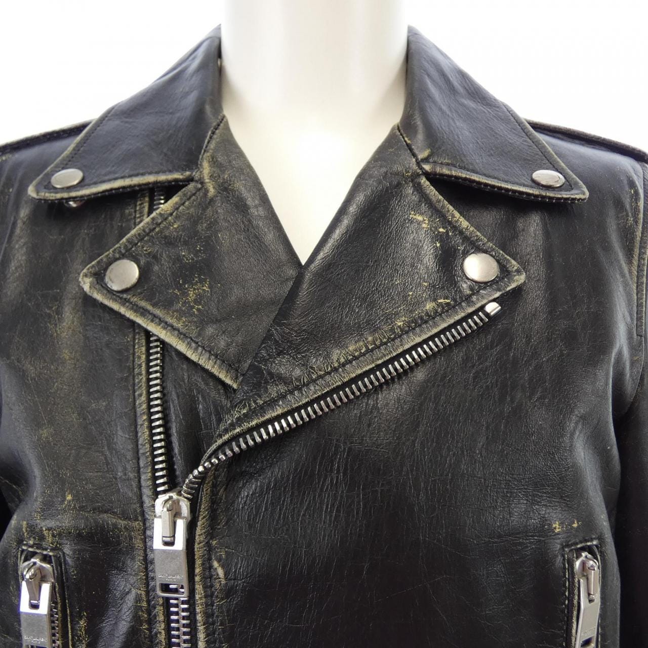 サンローラン SAINT LAURENT 397290 Y5QD1 レザーライダースジャケット