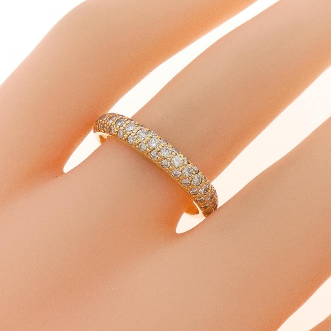 K18YG ダイヤモンド リング 0.43CT