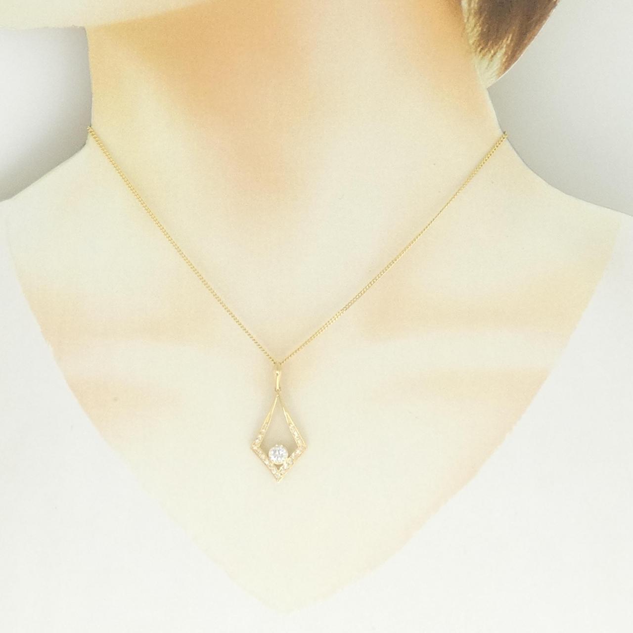 K18YG ダイヤモンド ネックレス 0.354CT
