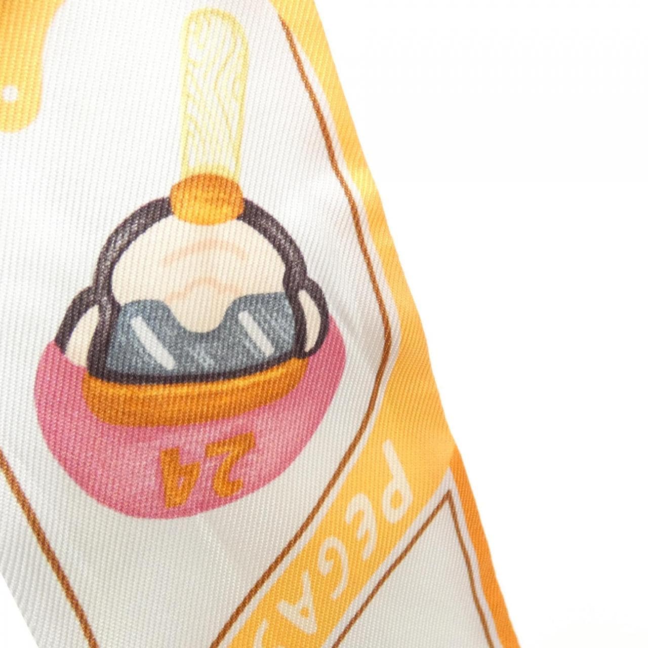 エルメス FUNNY ICE CREAM ツイリー 064109S スカーフ