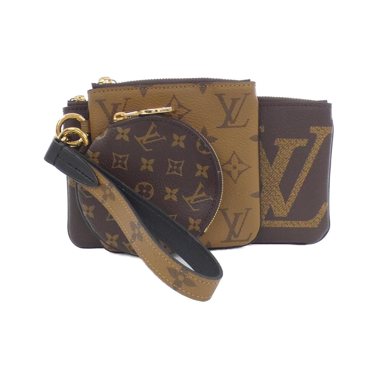 LOUIS VUITTON Monogram Pochette Trio M68756 Pouch