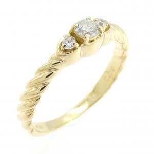 K18YG ダイヤモンド リング 0.10CT