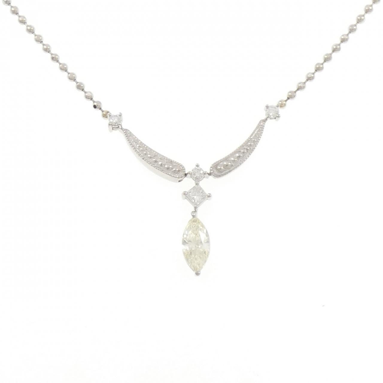 PT900/PT850 ダイヤモンド ネックレス 0.795CT