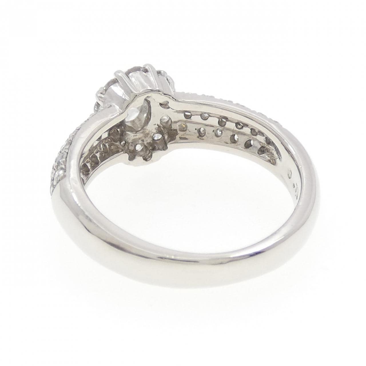 PT900 パヴェ ダイヤモンド リング 0.39CT